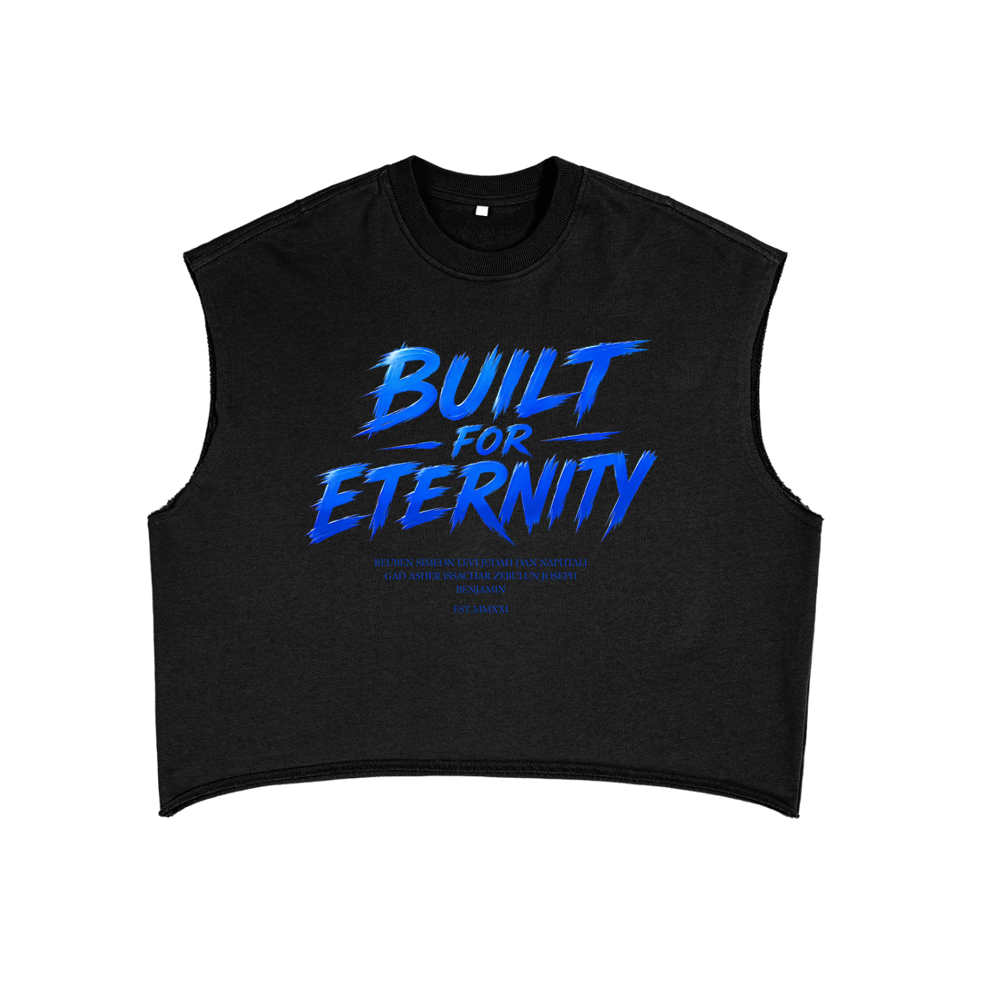 Built For Eternity Royal Blue Boxy Tank Top