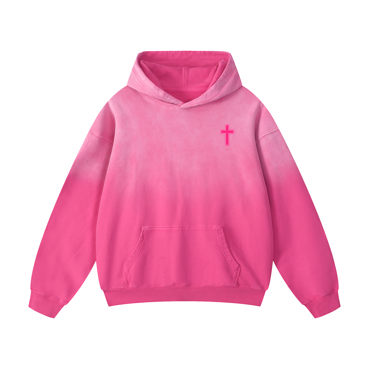 Heavyweight PINK LambSunfade Oversized Hoodie