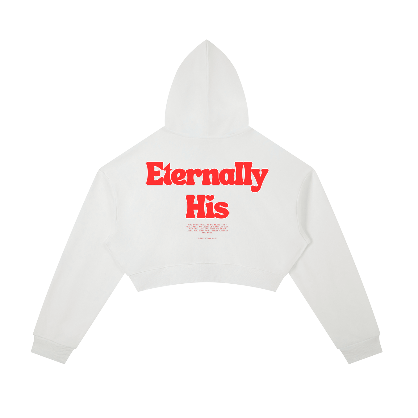 Eternally His Women’s Cropped Zip-Up Hoodie