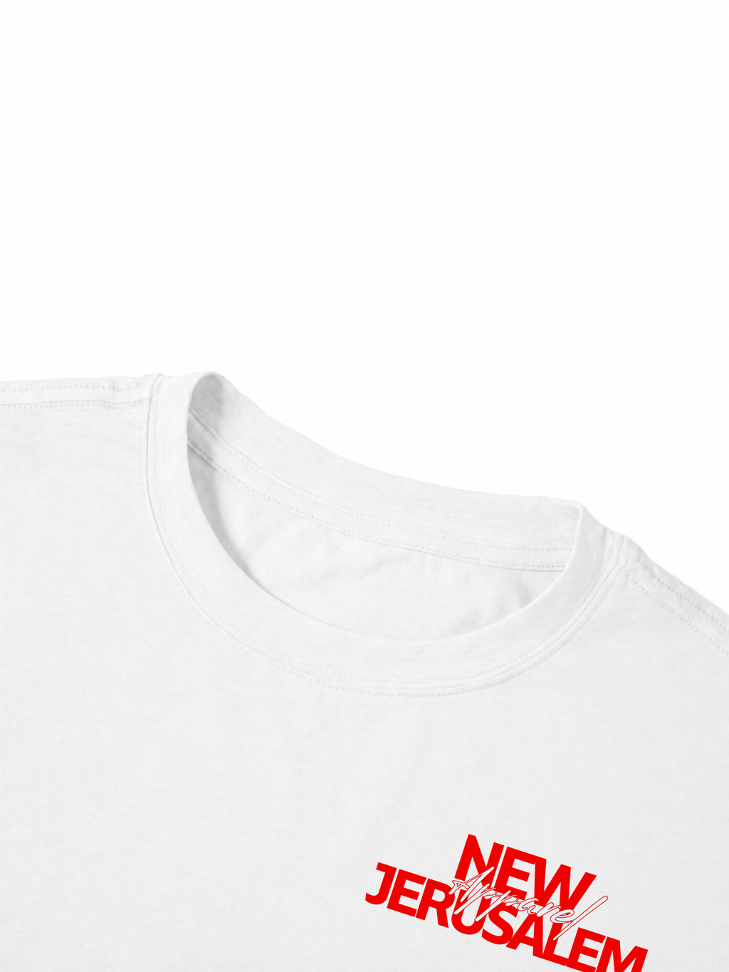 Unisex  RED LAMB Classic Crew Neck Cotton T-Shirt
