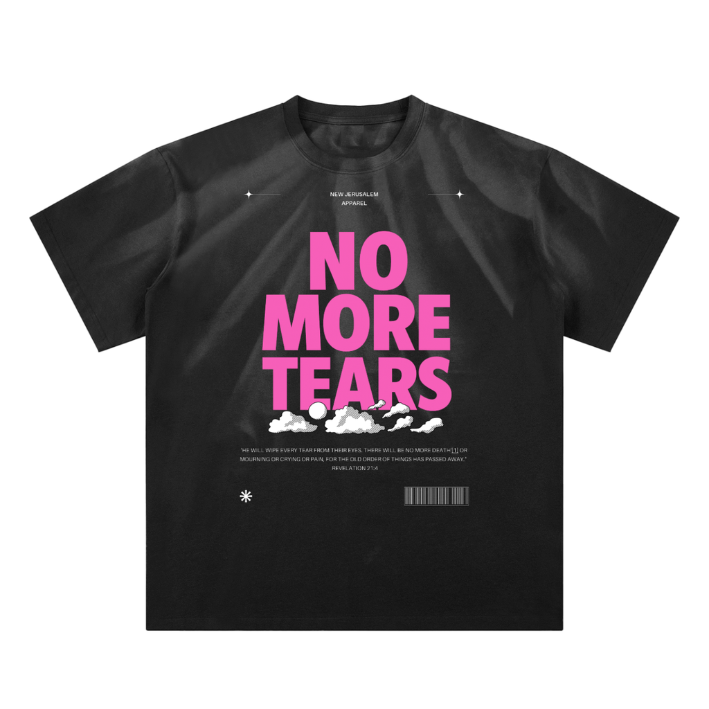NO MORE TEARS Hand-Scrunched Sunfade T-Shirt