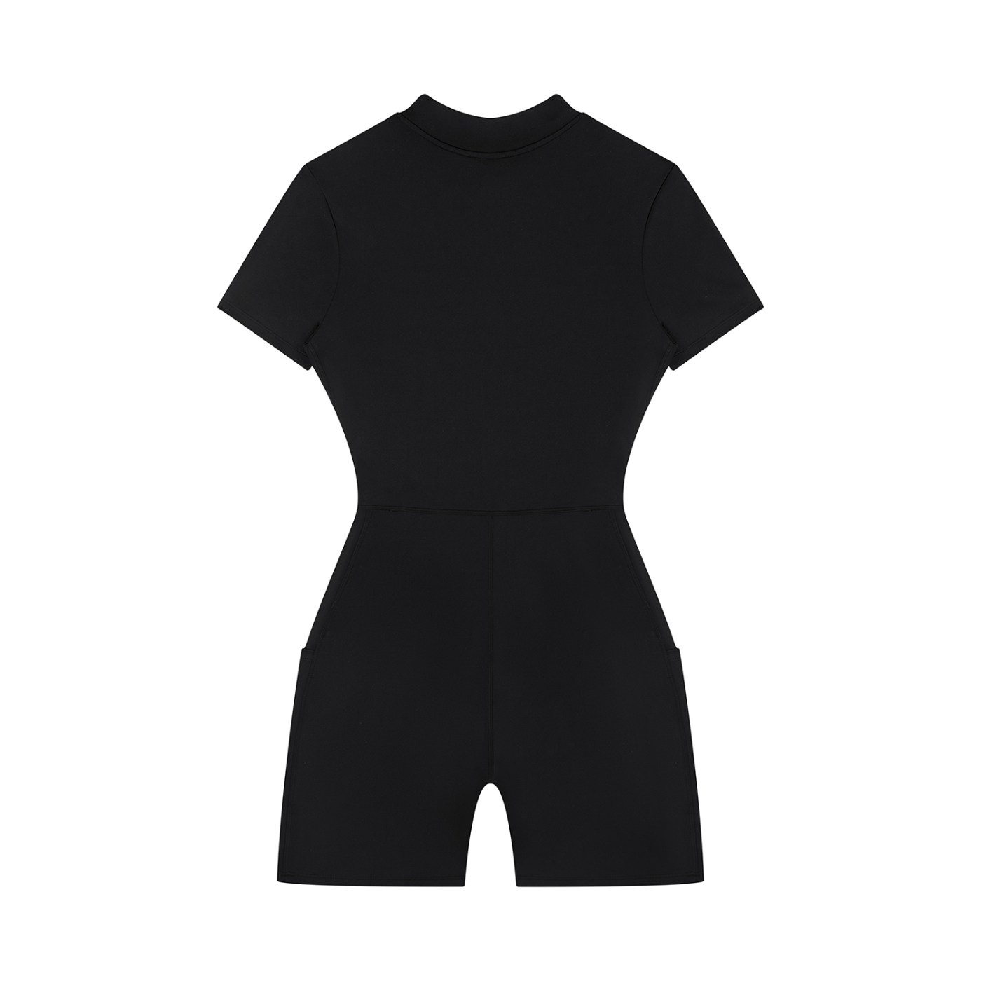Pink Cross Women's Quarter-Zip Short Sleeve Romper