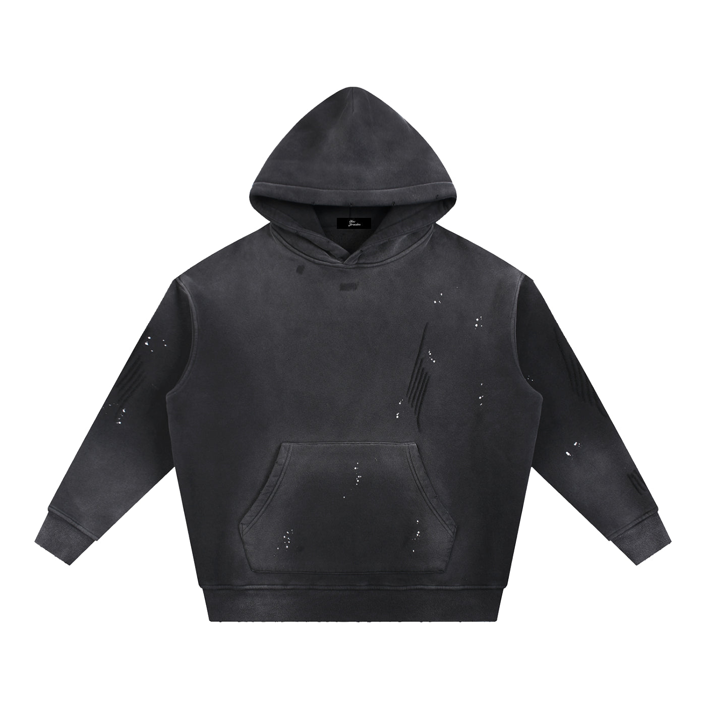Egyptian Martyrs Vintage Washed Frayed Fleece Hoodie