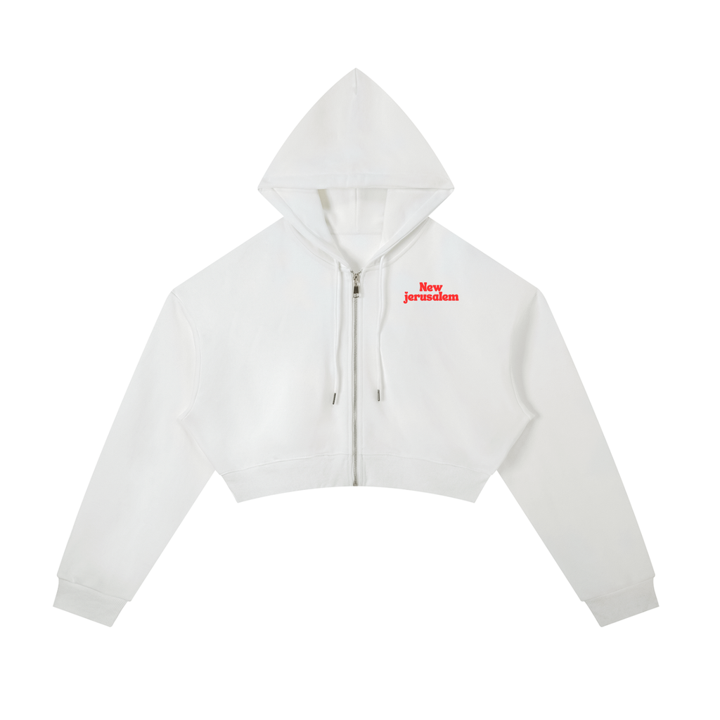 Eternally His Women’s Cropped Zip-Up Hoodie