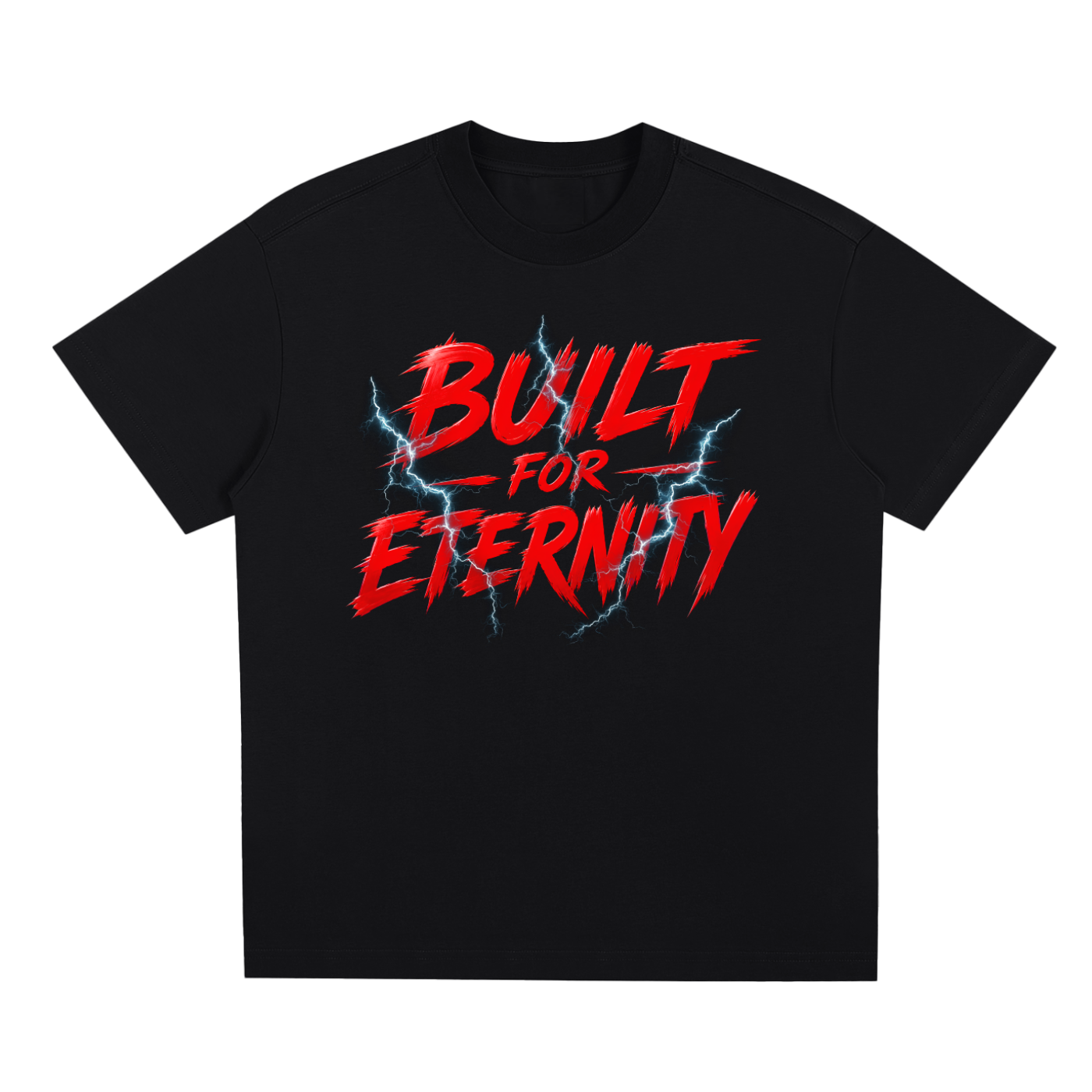 Built For Eternity Red Lightning Tee