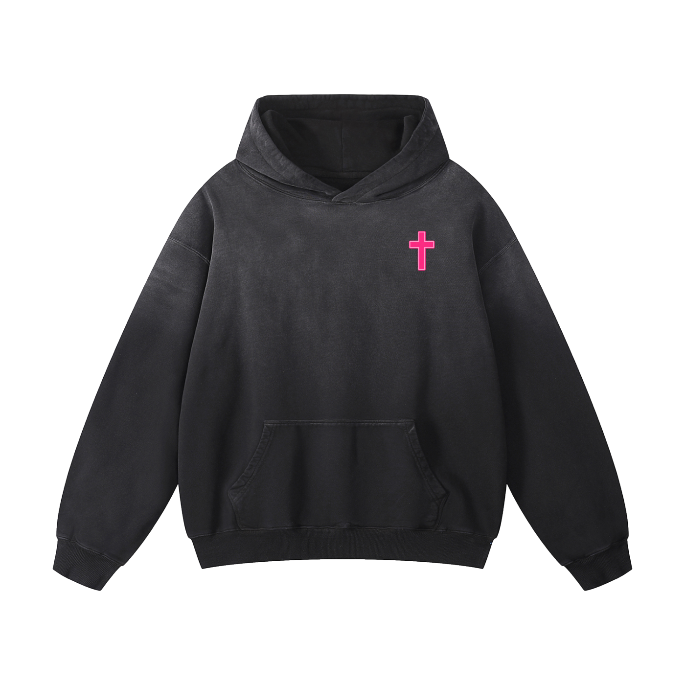 Heavyweight PINK LambSunfade Oversized Hoodie