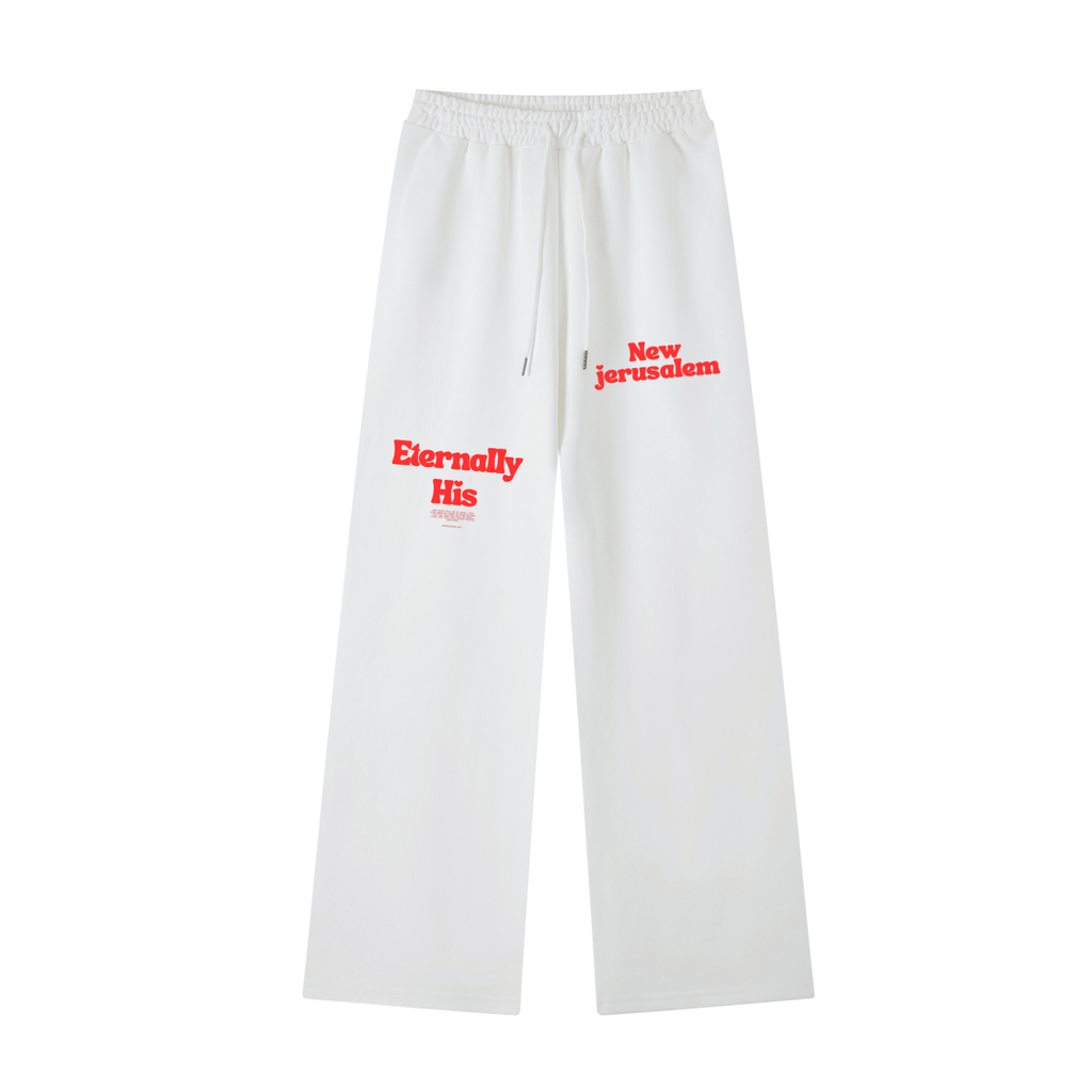 Eternally His Womens Straight-Leg Sweatpants