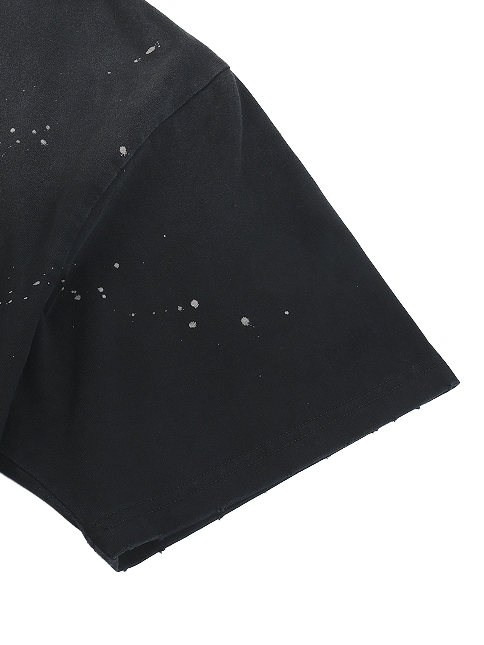 Hand-Frayed VINTAGE LAMB Sunfade Paint Splatter T-Shirt